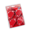 Set of 4pcs 9Lbs Mini Triangular Welding Holder Positioner Fixer Locator Without Switch Magnetic Fixed Angle Tool 9Lb