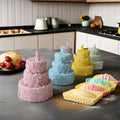3d Mermaid Tail Silicone Molds Diy Tail Shape Cake Molds Silicone Decoration Fondant Cake Silicone Molds for Birthday Party