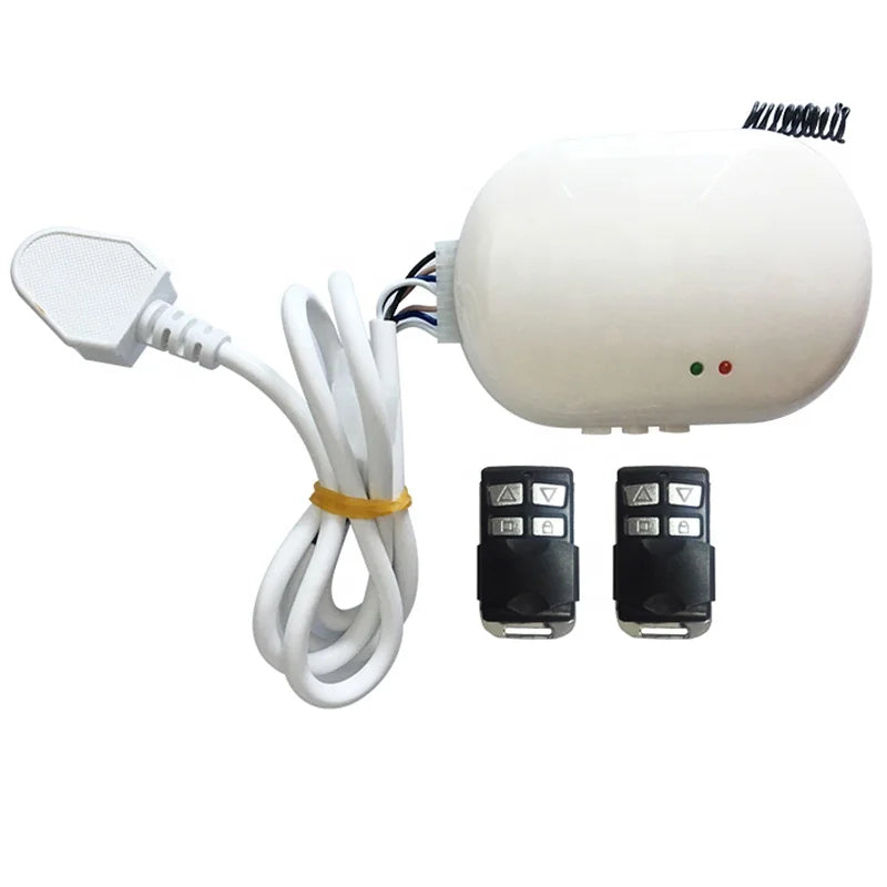 YET863 AC220V Tubular Motor Remote Control Panel with 2 Remote Control Electrical Board for Rolling Door Garage Door Opener
