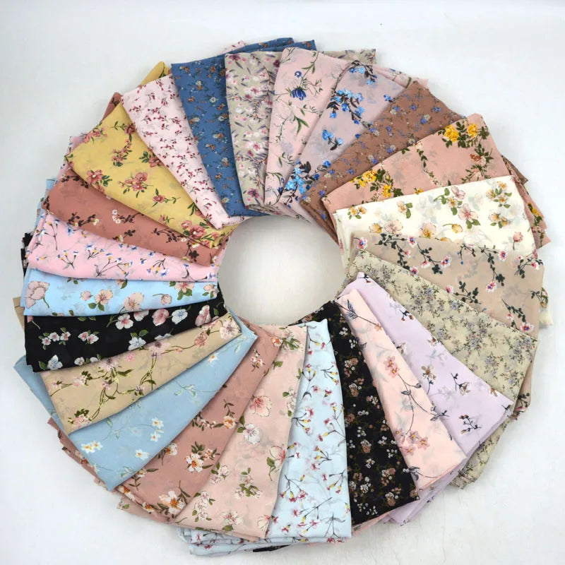 Factory Price Hot 137 Color Floral Printed Chiffon Shawl Muslim Hijab Headscarf Women Head Wraps Women Flower Scarves