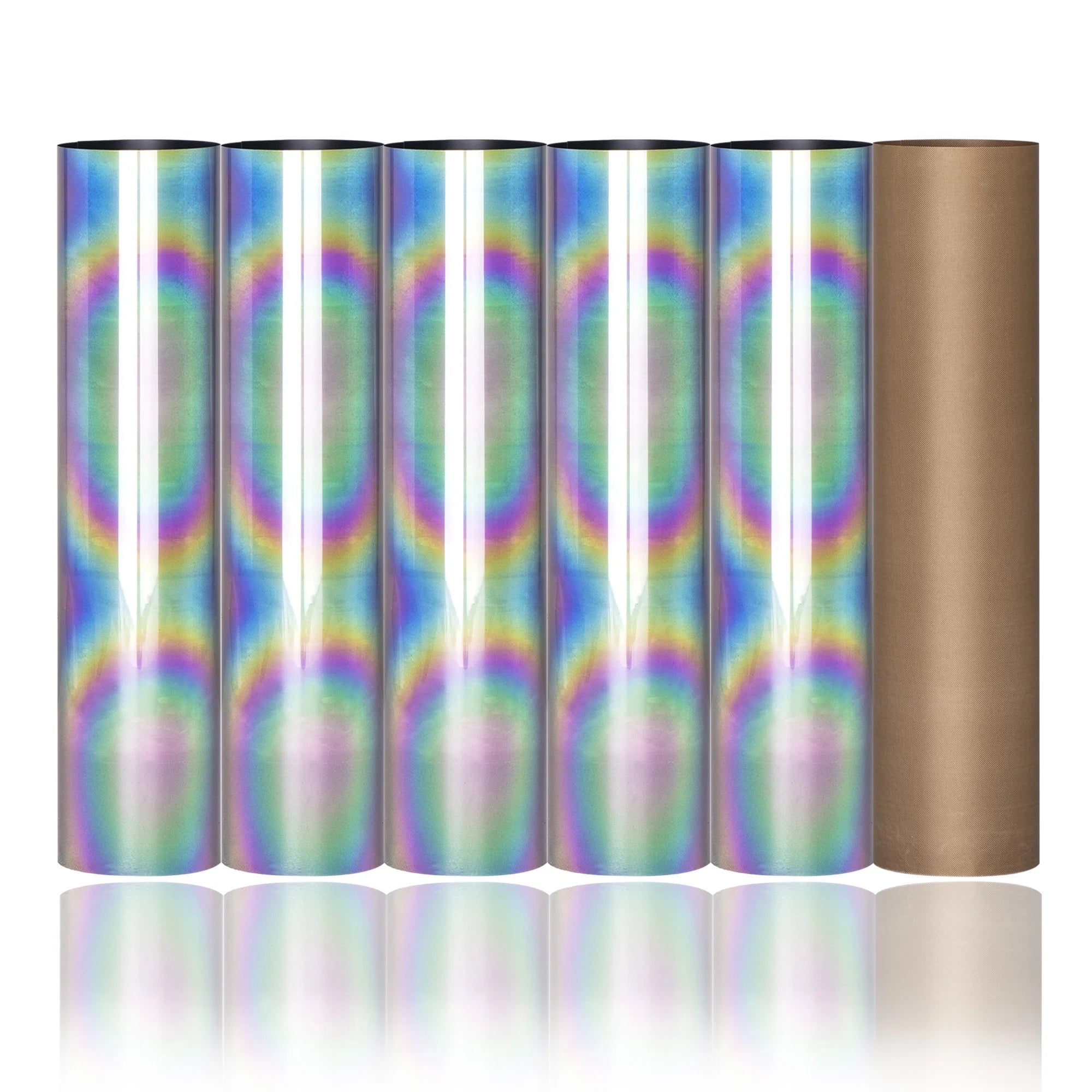 Renlitong Pu Reflective Series Best Printable Htv Roll Flex Reflective Heat Transfer Vinyl for Clothing Printable
