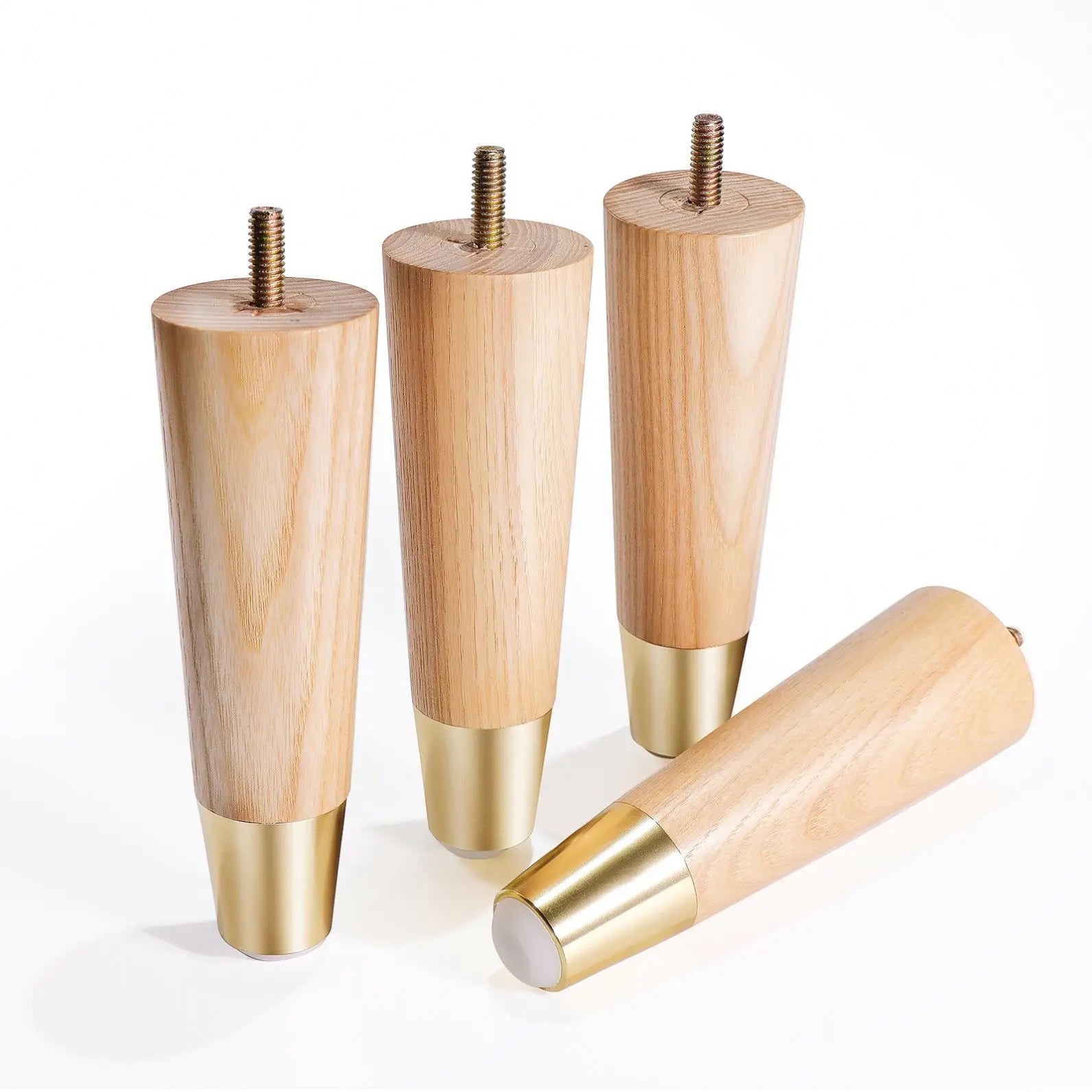WEKIS Wholesale Modern Wooden Sofa Legs Furniture Legs for Sofa Cabinet Feet Solid Wood Bed Furniture Accessories Legs