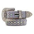 Studded GG Alloy Elastic Streetwear Buckle Custom Logo Renaissance Punk Luxury Western Cowboy Rock Waist Pant Brand Fashion Belt