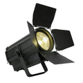 Die-cast Aluminum Warm White and Cold White 250W Zoom Spot LED Fresnel Light with Barn Door