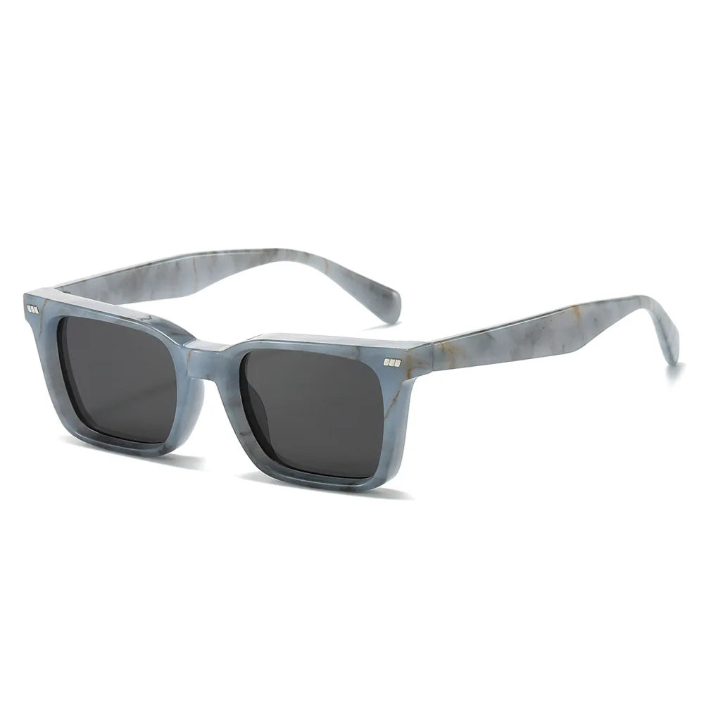 Ins Trend Luxury square Lunette De Soleil High Quality Uv400 Fashion Punk Fashion Sunglasses Women Men Custom Own logo