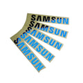 Transfer Embossed Metal Nickel logo Sticker