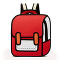 Custom Creative Comic Teenager Student Unisex Cartoon Boys Girls Laptop Primary School Satchel 2D 3D Waterproof External Frame