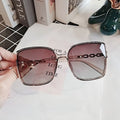 Fashion Sunglasses Temple Design Men 2025 Vintage Uv400 Protection Oversized Glasses Sunglasses Big Frame