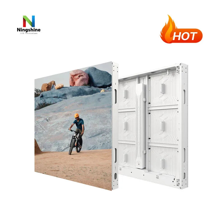 OEM 960*960mm Outdoor IP66 Waterproof Cabinet LED Display Screen HDR10+ 5500nits Brightness 4.44mm Pixel Pitch Novastar System