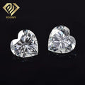 Wholesale Synthetic Diamond Heart Cut White Cubic Zirconia Lab Created Loose Gem Stone for Jewelry