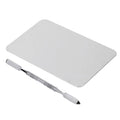 Private Label Makeup Mixing Palette Stainless Steel Metal Nail-art Cosmetic Mix Palette with Spatula Tool