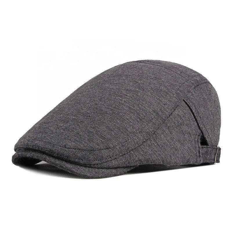 MIO Simple Plain Color Light Weight Ivy Hats Unisex Beret Classic Gatsby Blank Caps Elastic and Stretch Bands