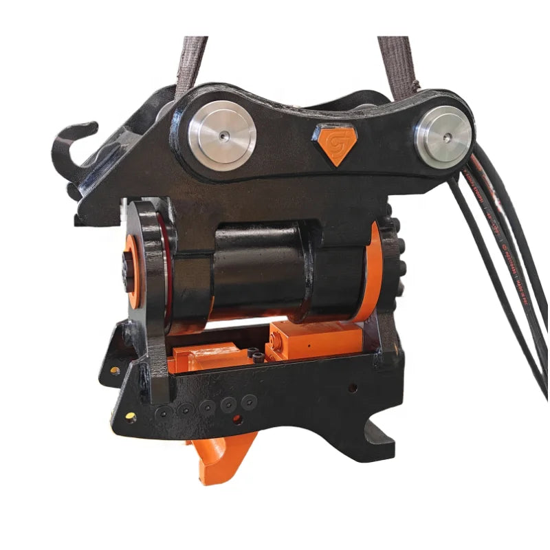 Hydraulic Tilt Coupler with Gear and Pump for Excavators 5-8 T Tilt Quick Hitch 180 Degree