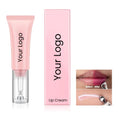Wholesale Moisturizing Pink Lip Balm Squeeze Tube Nicotinamide Lightening Bleaching Red Lip Tint Cream Non-Greasy Texture