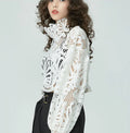 High-end Laser Hollow Chiffon Designer Embroidery Dress Lace Fabric