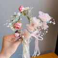 Factory New Style Bride Headband Korean Super Fairy Rhinestone Crown Butterfly Flower Tiara Headband