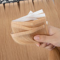 Wholesale Blonde Long Tape Weft Hair Extensions Cuticle Aligned One Donor Raw Russian Human Hair Invisible Hair Extension