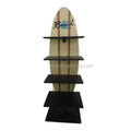 Customizable Foldable Portable Cardboard Display Stand for Notebook Greeting Card Book Stationery Display Stand