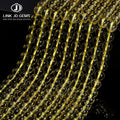 JD GEMS Natural Stone 6/8/10mm Natural Lemon Yellow Mystic Aura Quartz Round Loose Beads Ideal for DIY Jewelry Making
