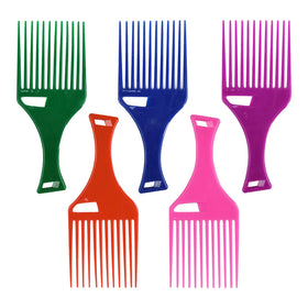 Wide Tooth Custom Personalized Plastic Large Hair Comb Oil Slick Styling Comb for Curly Afro Care Comb