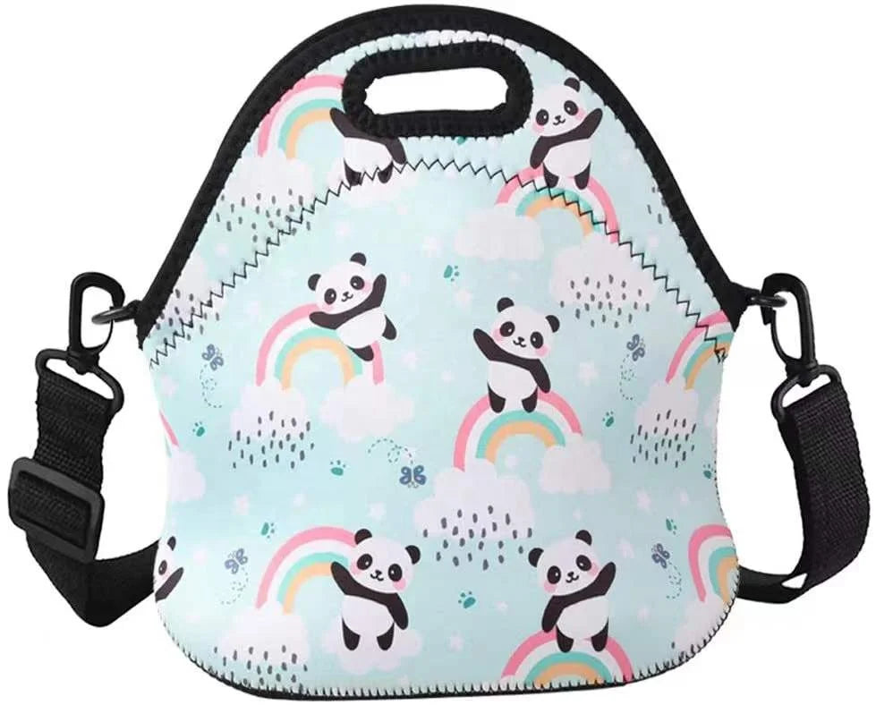 Neoprene Printed Insulated Lunch Bag Cooler Bag Picnic Box Accept Customization
