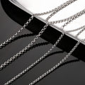 Custom/Stock Pearl Shape Stainless Steel Box Chains for Jewelry Making Raw Materials & Components