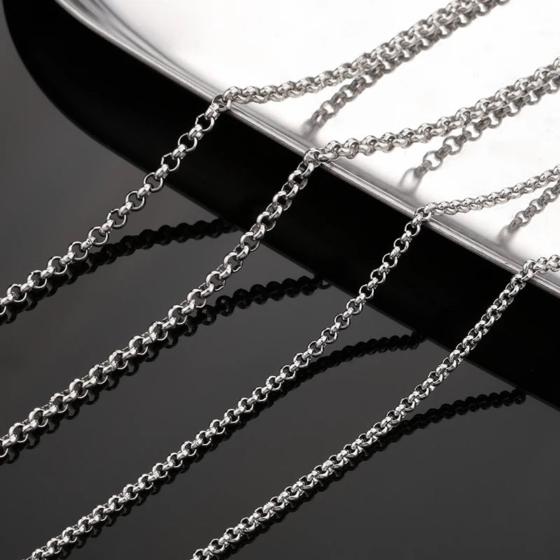Custom/Stock Pearl Shape Stainless Steel Box Chains for Jewelry Making Raw Materials & Components