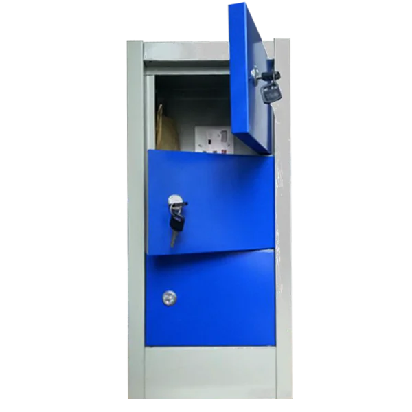 Mobile Phone and Electronic Products Storage Cabinet Mobile Phone Charging Device Socket Locker with Locking Function