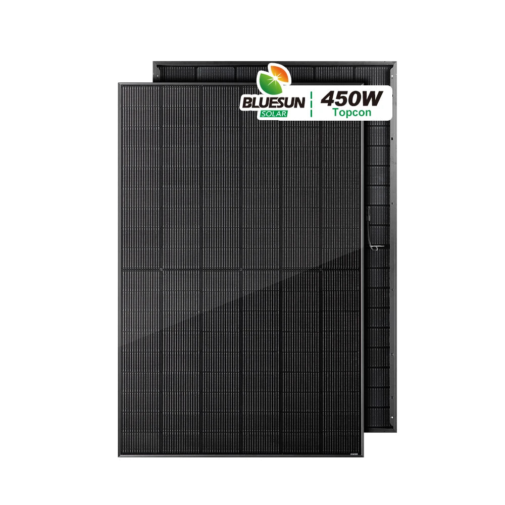 400W 450W Topcon Panel Solar Home Solar Panels Full Black in China Warehouse