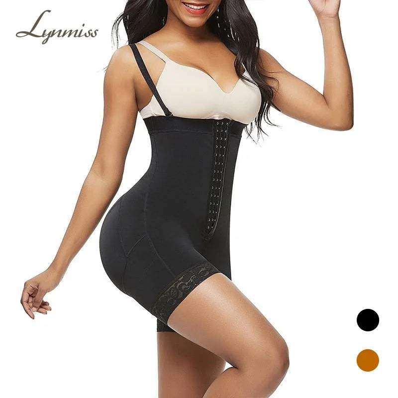 Suspender Lace Seamless Breathable Tummy Control Butt Lifter Open Crotch Casual Bodysuit Colombian Shapewear Women High Waist