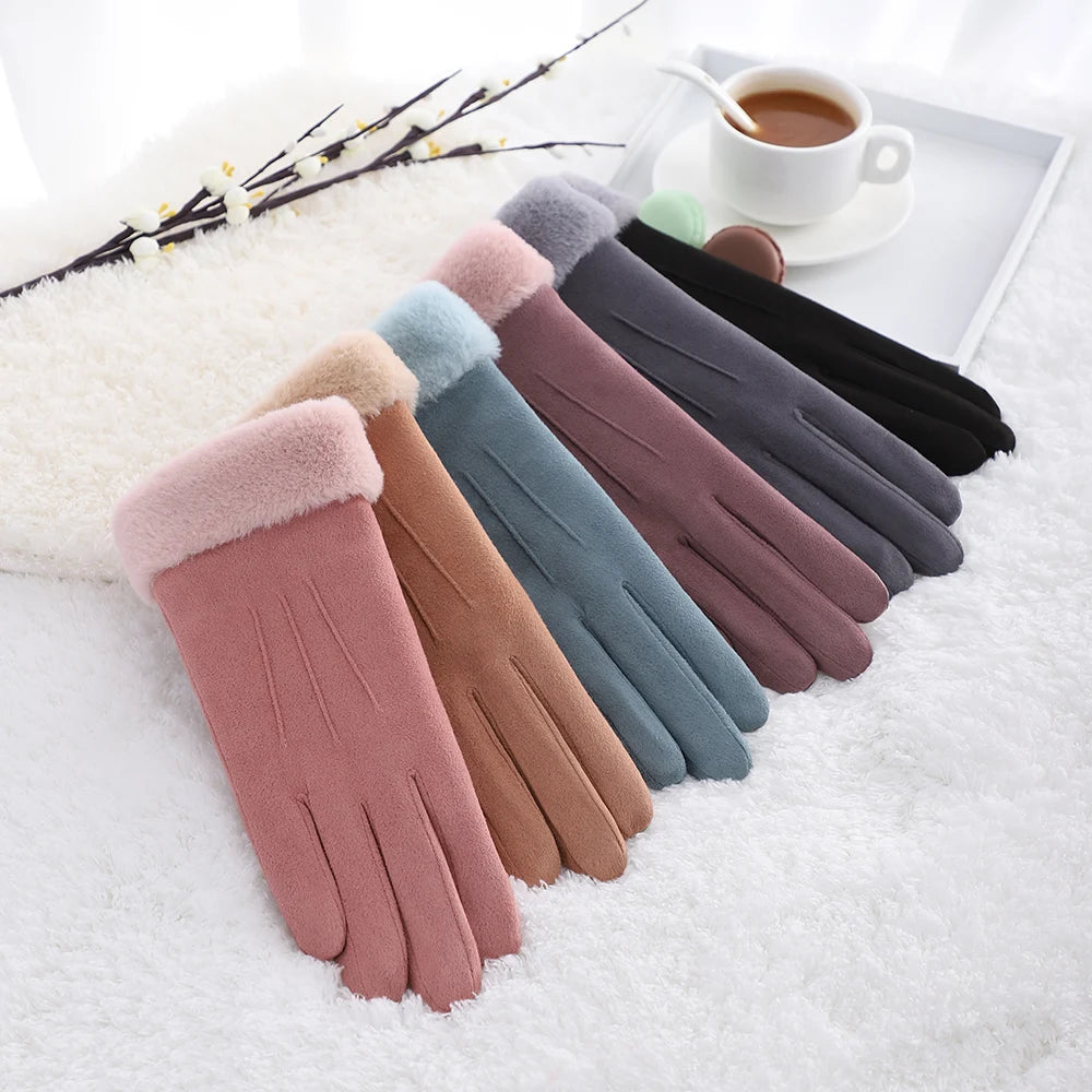 Wholesale Custom Ladies Outdoor Windproof Touch Screen Keep Warm Winter Women Gloves