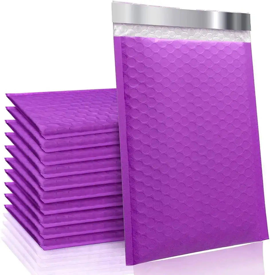 ZGCX Purple Plymor Mail Bubble Mail Bubble Mailer Bag Shipping Plastic Bubble Mailer Envelope Padded Envelope Postal Packages MegaBDM