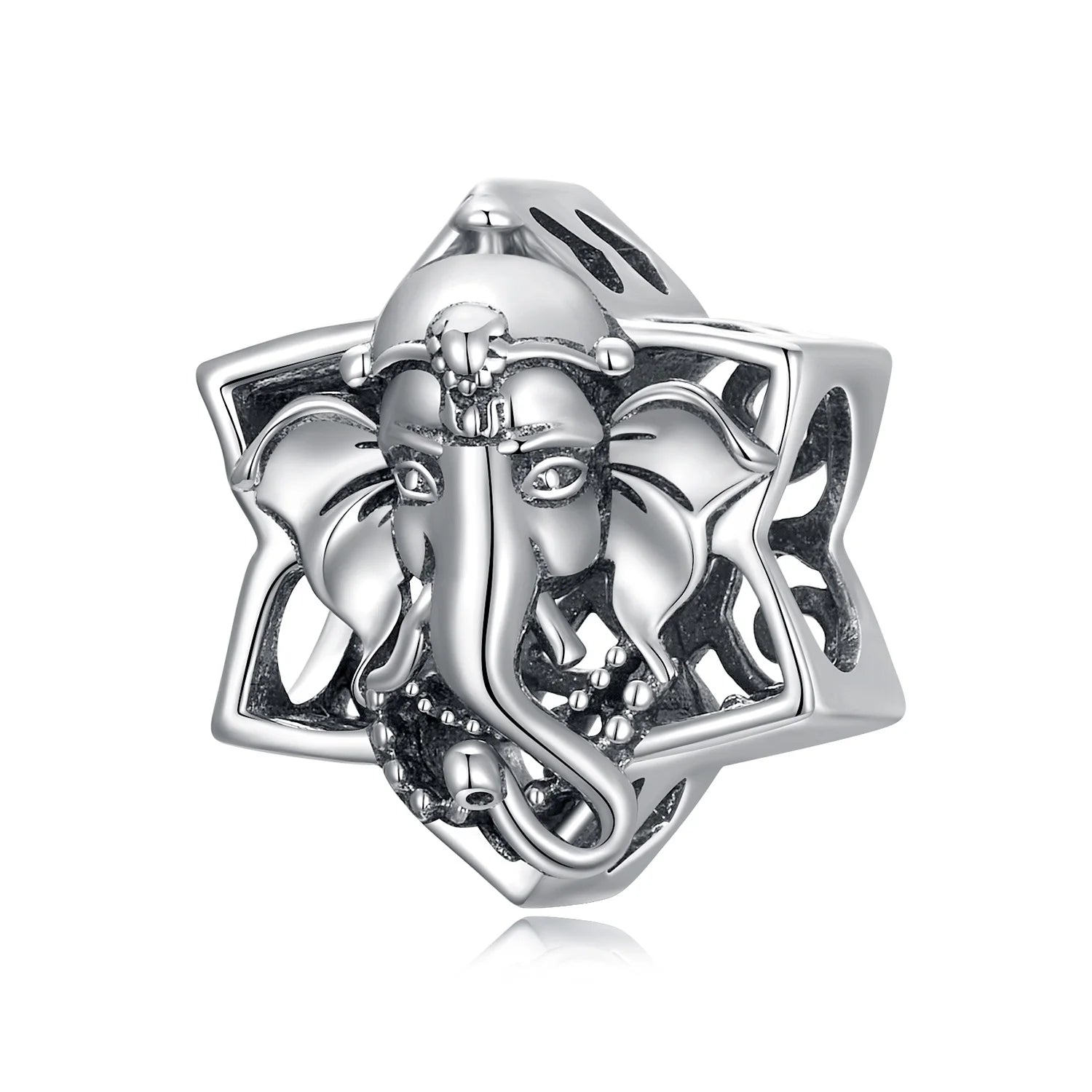 Fashion 925 Sterling Silver Thai Elephant God Charm Beads Fit Bracelet Women Fashion Jewelry Pendant DIY Gifts for Women SCC2337