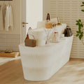 Foldable Long Shelf Kraft Paper Art Deco Display Stand Storage Function Customized Size Environment Friendly for Office Lobby MegaBDM