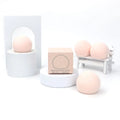 Factory Custom LOGO Mini Peach Shaped Cute Pink Beauty Makeup Sponge Mini Cute Peach Sponges