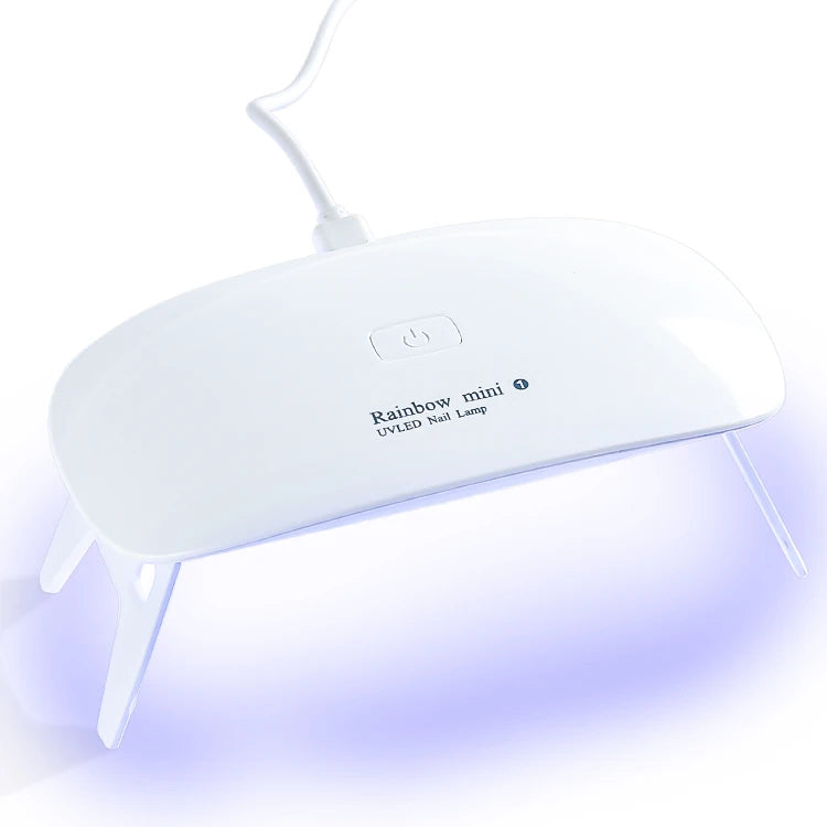 6w Light Supplies Uv Nail Dryer Machine Led Nail Lamp Professional Lamp for Nail 8inch
