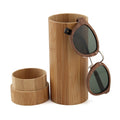 Fashion Personalized Bamboo Custom Logo Sunglasses Glasses Case Sunglasses Hard Case Glasses Case