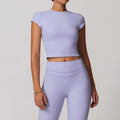 Custom Women's Short Sleeve Breathable Gym Activewear Fitness Workout Yoga Top T-Shirt for Women