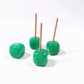 HZ Handmade Modern Design Green Aventurine Jade Cube Incense Holder