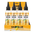 Private Label 120ml BIG Lace Glue Vendor Scented Professional Lace Adhesive Waterproof Strong Clear White Wig Styling