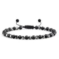 4mm Natural Stone Bracelets for Women Men Hematite Yellow Tiger Eye Handmade Adjustable Stretch Mini Round Beads Bracelet