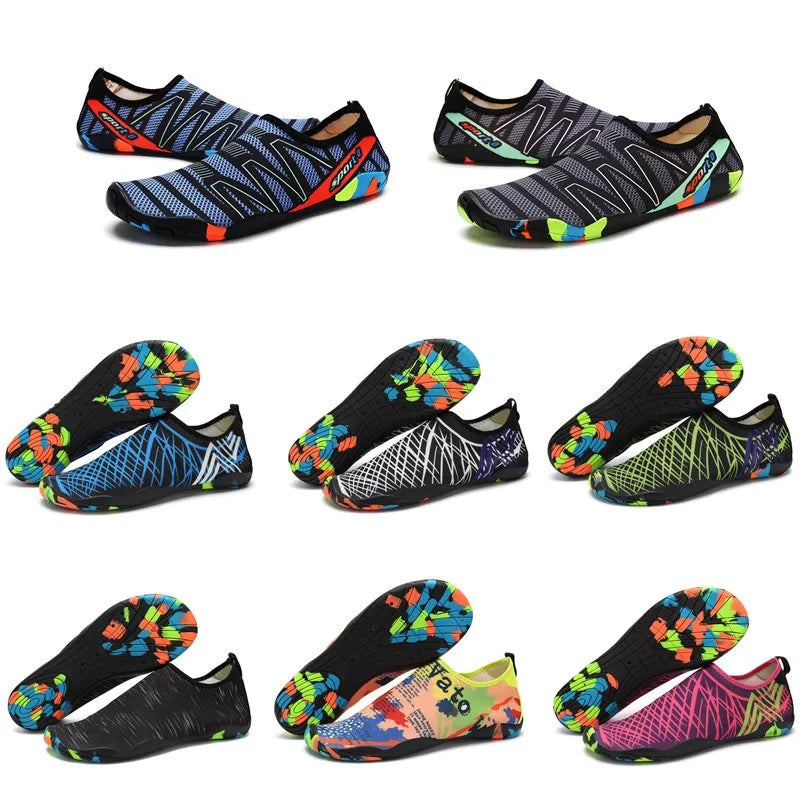 Hot Sale Unisex Water Shoes Fishing Camping Shoes for Men Women Barefoot Beach Water Lovers Swimming Bicycle Shoes Soft Slippers