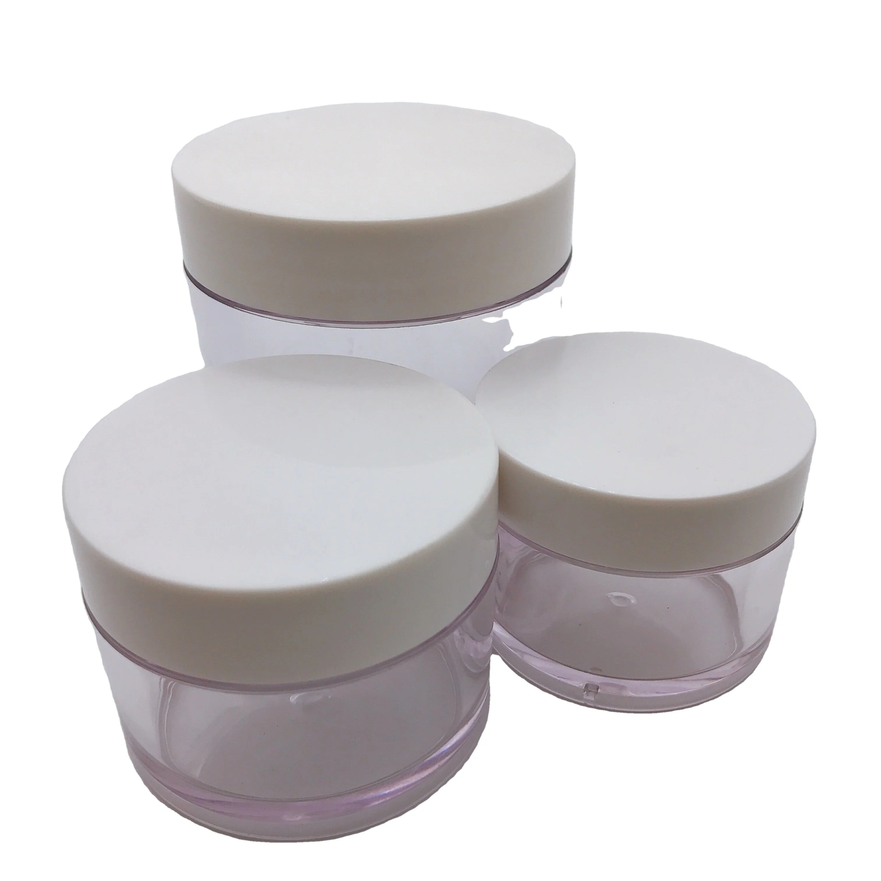 80/100/120gml Pet Plastic Cosmetic Mud Jar Children's Face Cream and Skin Care Bottle