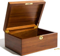 Newest Acacia Wood Decorative Storage Boxes Wooden Jewelry Box Wooden Box with Hinged Lid