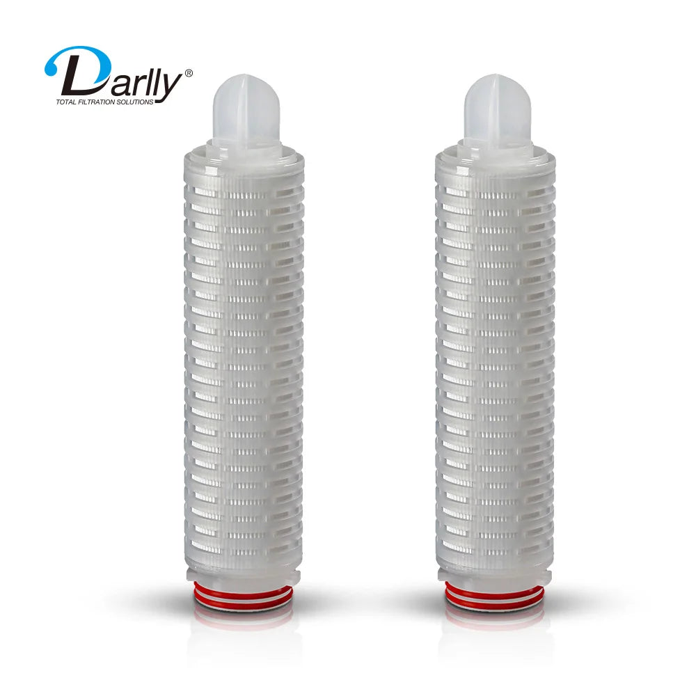 Mill Wholesale Hepa Air Filter PTFE Membrane Depth Pleated Filter Cartridges 2 Micron Filter for Waste Gas Collectors