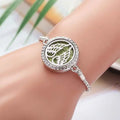 Wholesale OEM Essential Oil Perfume Diffuser Stainless Steel Faith Wing Aromatherapy Women Bracelet