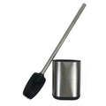 Durable Top Quality Silicone Toilet Brush Tpr Set with Powder Coating Iron Holder for Flooring Style