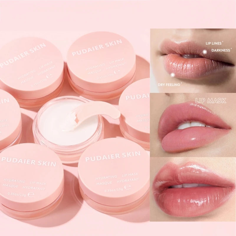 Private Label Moisturizing Lip Mask Wholesale Free Sample Long Lasting Nourishing Repairing Lip Care Organic Lip Balm