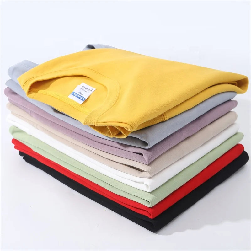 High Quality Multicolor Fashion Plain Hooded Streetwear Custom Logo Sports Shirt Pullover Sweatshirt Without Hood