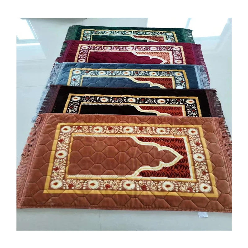 Muslim Prayer Rug Tasbih Islamic Mat for Muslim Prayers Beads 99 Great Ramadan Gift for Muslim Men and Women